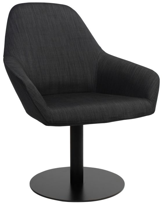 Bronte Black Disc Tub Chair