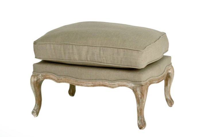 ANN FRENCH PROVINCIAL OTTOMAN