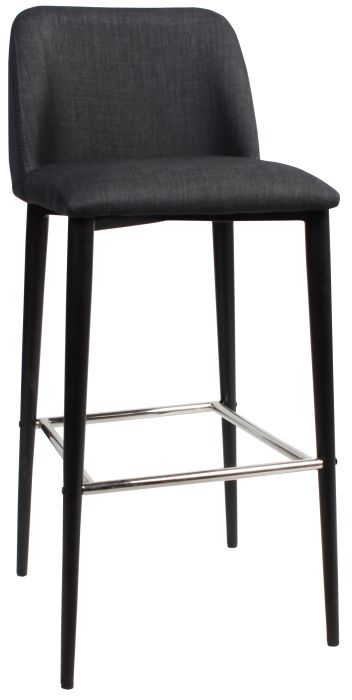 Clovelly Black Metal Barstool