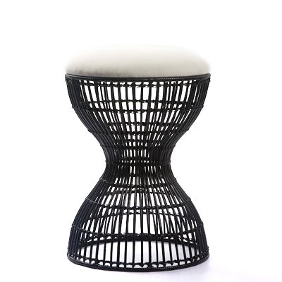 Basil rattan stool