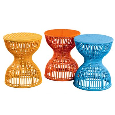 Rattan Basil Outdoor Stool