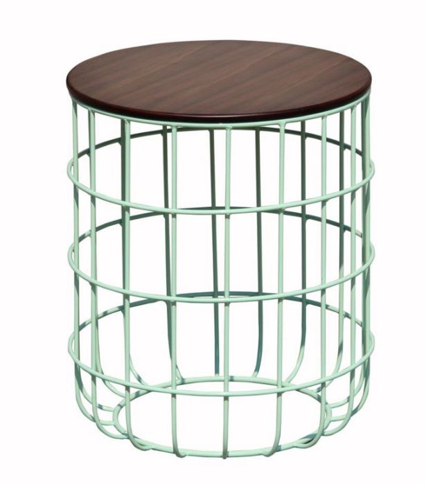 Wired Side Table Green