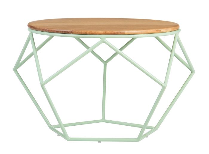 Geometric Metal Coffee Table