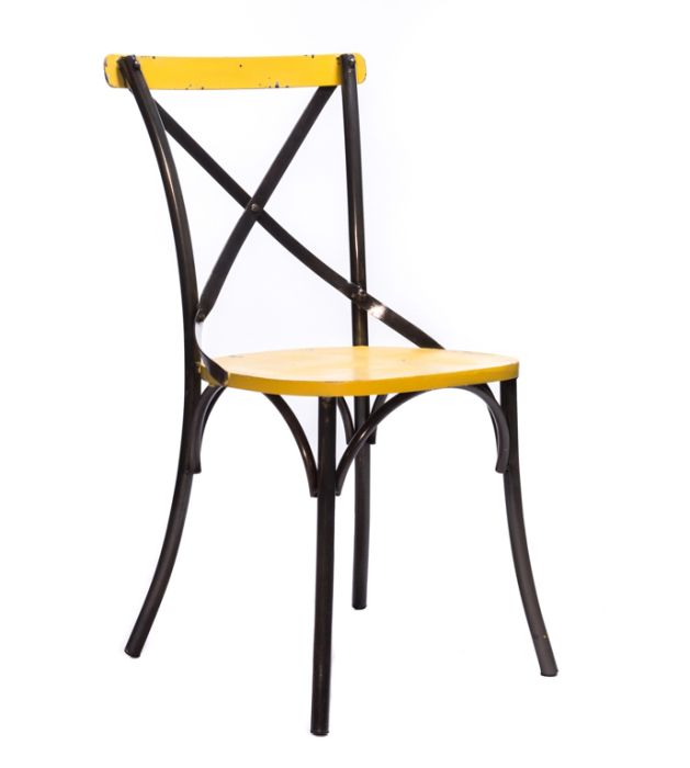 French Bistro Chair Yellow