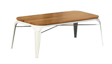 Krets Pia Bench Low Long White 