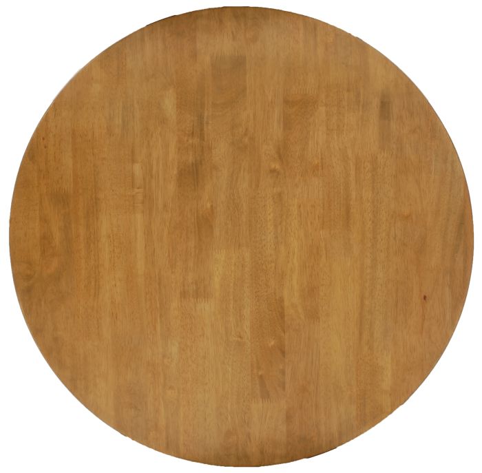 Round 700MM Light Oak Timber Table Top