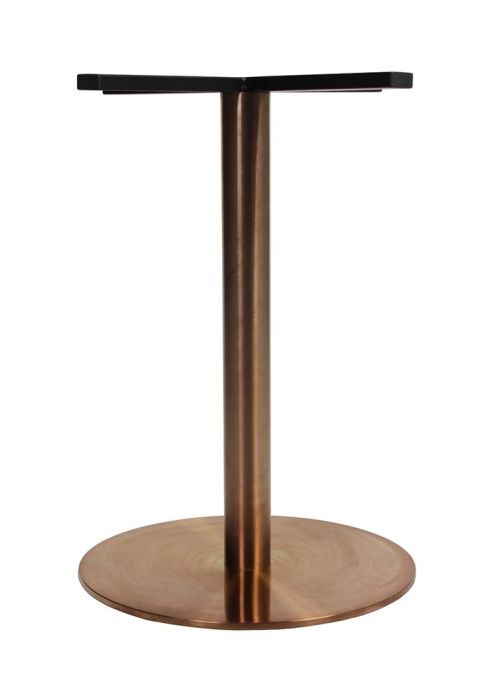 Rome Copper Disc Table Base