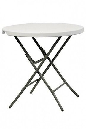 Le Cafe Trestle Table Round-80cm