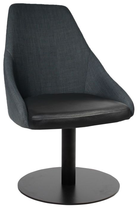 Stockholm Black Steel Disc Chair