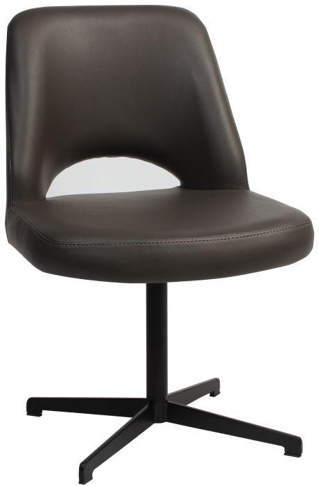 Albery Vinyl Black Blade Chair