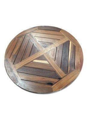 OUTDOOR SLAT TIMBER TABLE TOPS