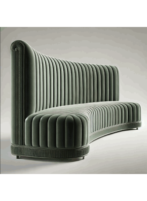 Baxter Curved Banquette