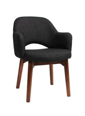 Albery Walnut Timber Armchair