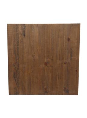 Square 800MM Rustic Walnut Timber Table Top 