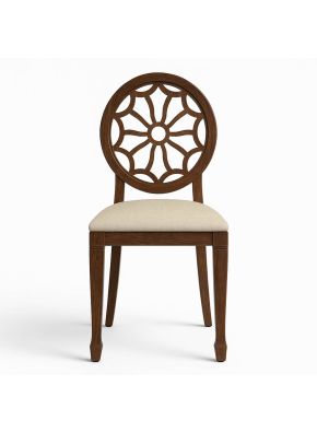 Tonic Banquet Chair - White, Front
