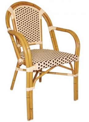 Bolero Continental Bistro Wicker Armchairs